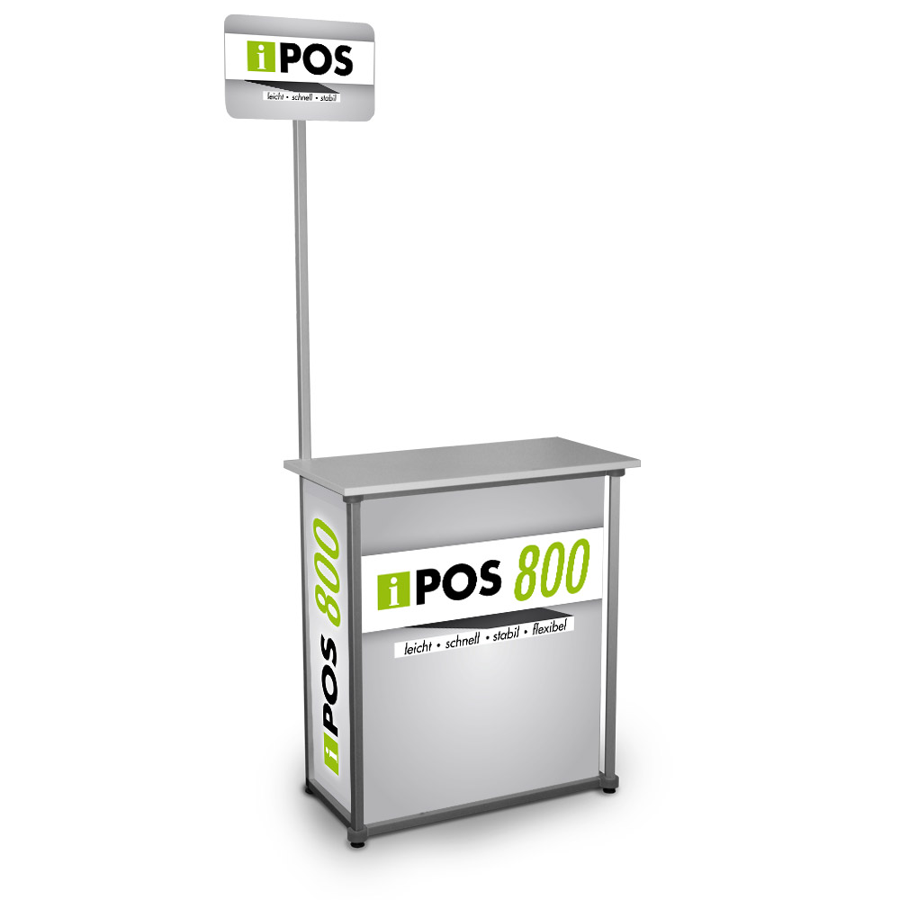 iPos 800 Falttheke mit Display